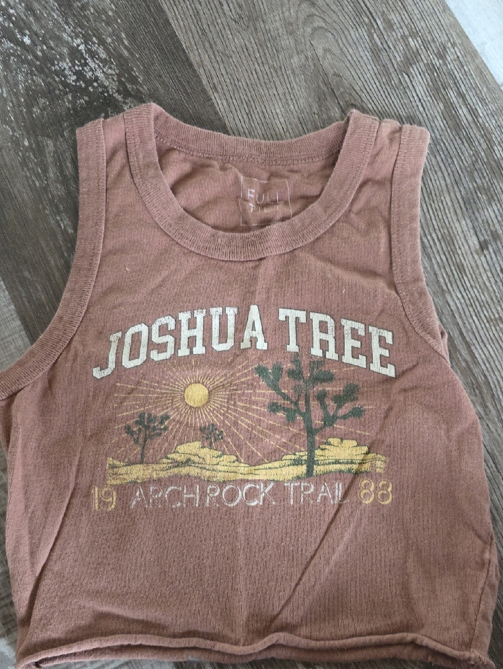 Full Tilt Dusty Rose Joshua Tree Tank Top